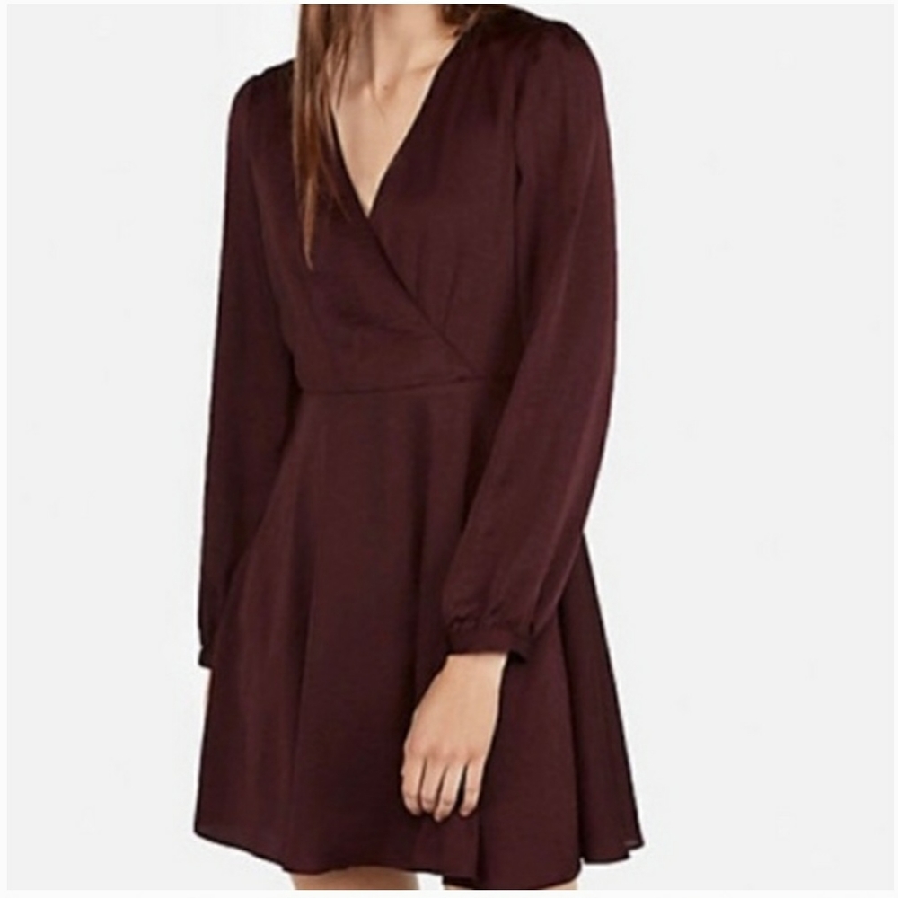 Long sleeve slip and flare dress 💃